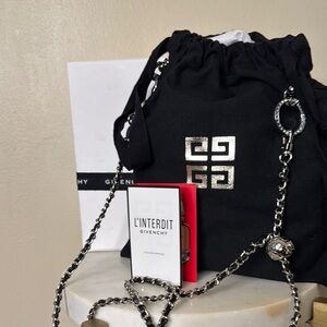 Givenchy Black Bag with Silver Accents